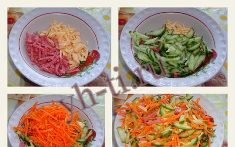 Как сделать рулет из лаваш с корейской морковкой по пошаговому рецепту с фото
