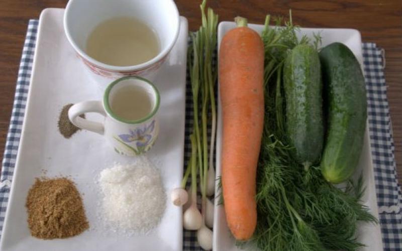 Κορεάτικη σαλάτα αγγουριού - μια πικάντικη προετοιμασία για το χειμώνα Πώς να προετοιμάσετε μια κορεάτικη σαλάτα αγγουριού