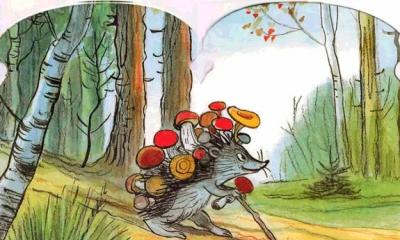 Сказка грибы Маленькая сказка про город грибов