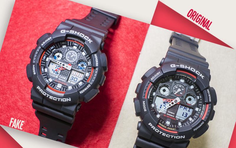 Casio G-SHOCK real vs fals